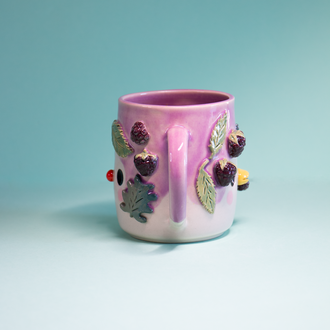 Mûres et feuille de chêne - Tasse 450ml Recto Verso