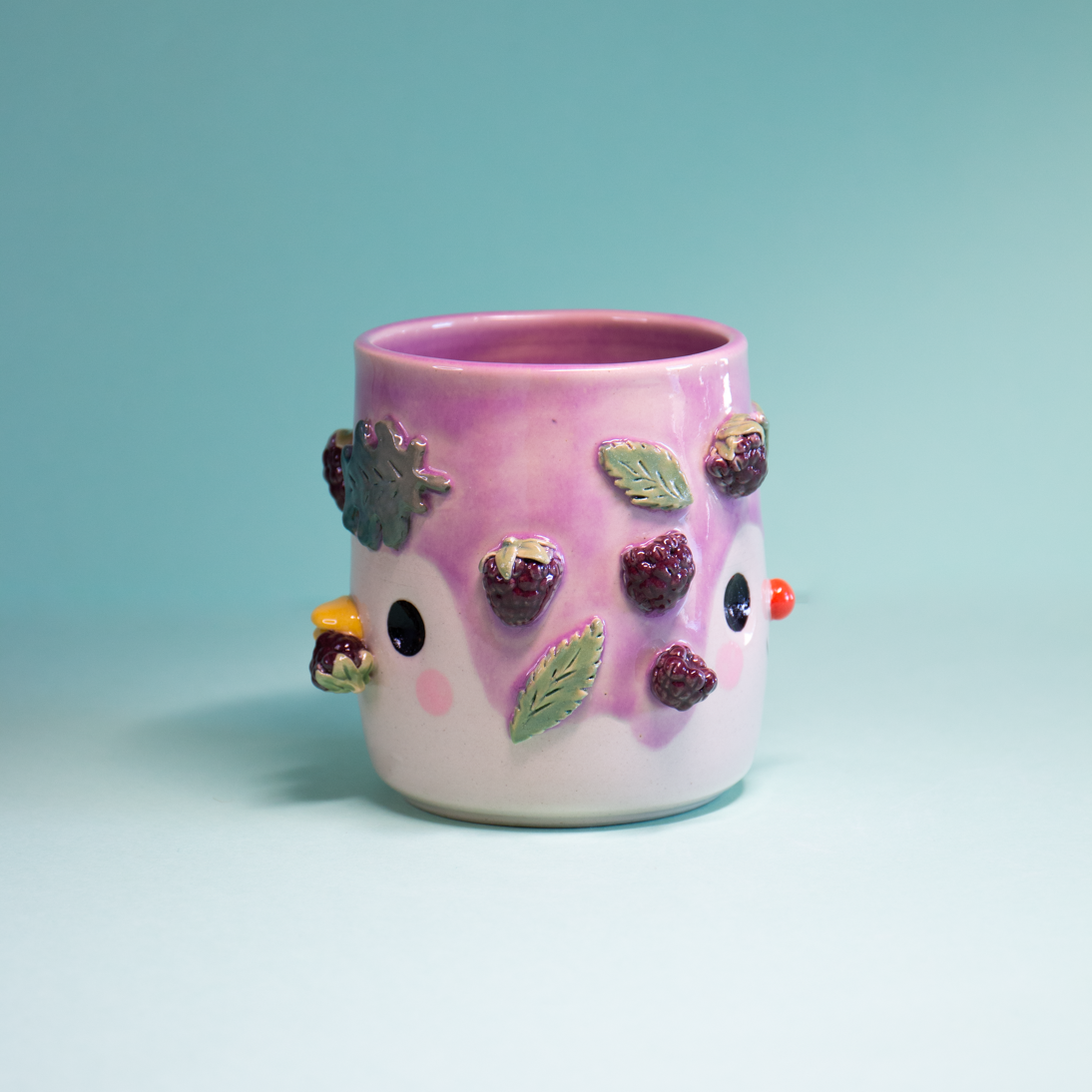 Mûres et feuille de chêne - Tasse 450ml Recto Verso