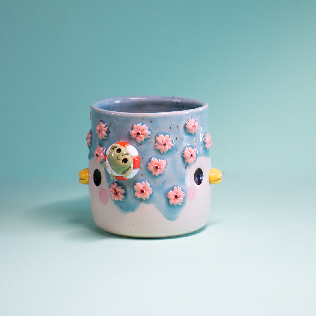 Baignade et fleurs de cerisier - Tasse 500ml Recto Verso