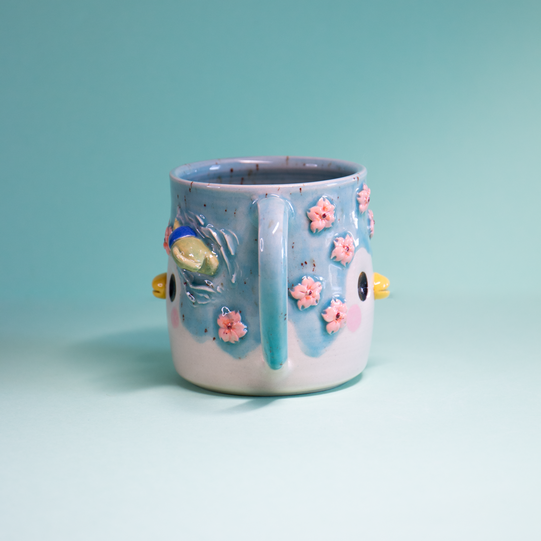 Baignade et fleurs de cerisier - Tasse 500ml Recto Verso