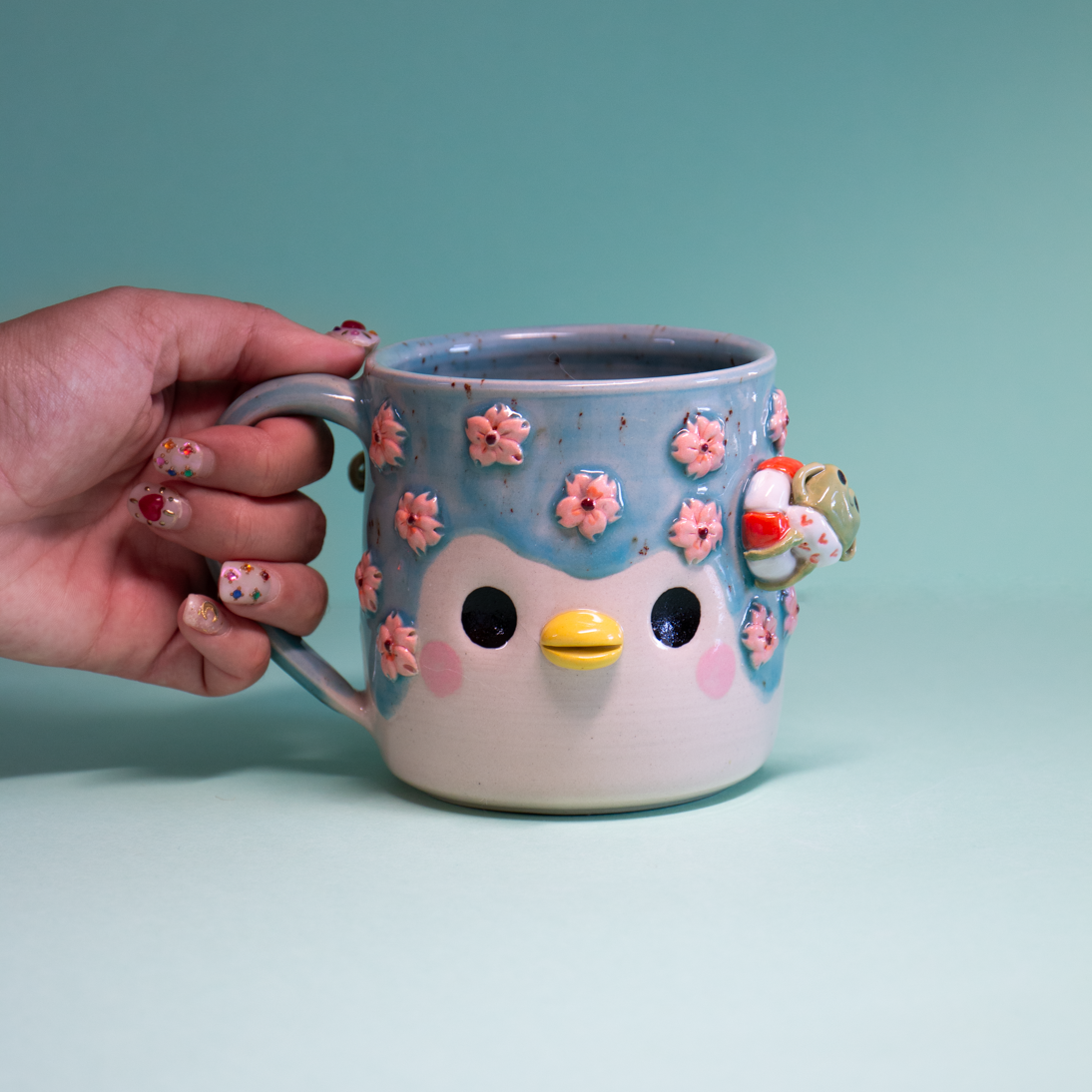 Baignade et fleurs de cerisier - Tasse 500ml Recto Verso