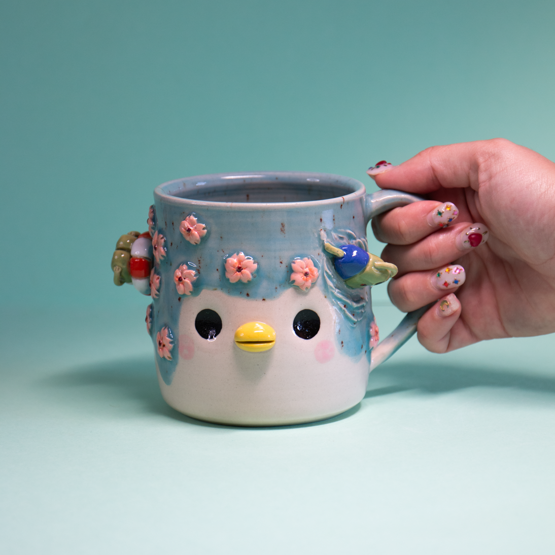 Baignade et fleurs de cerisier - Tasse 500ml Recto Verso