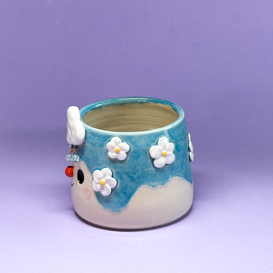 Nuage pluvieux - Pot de fleur