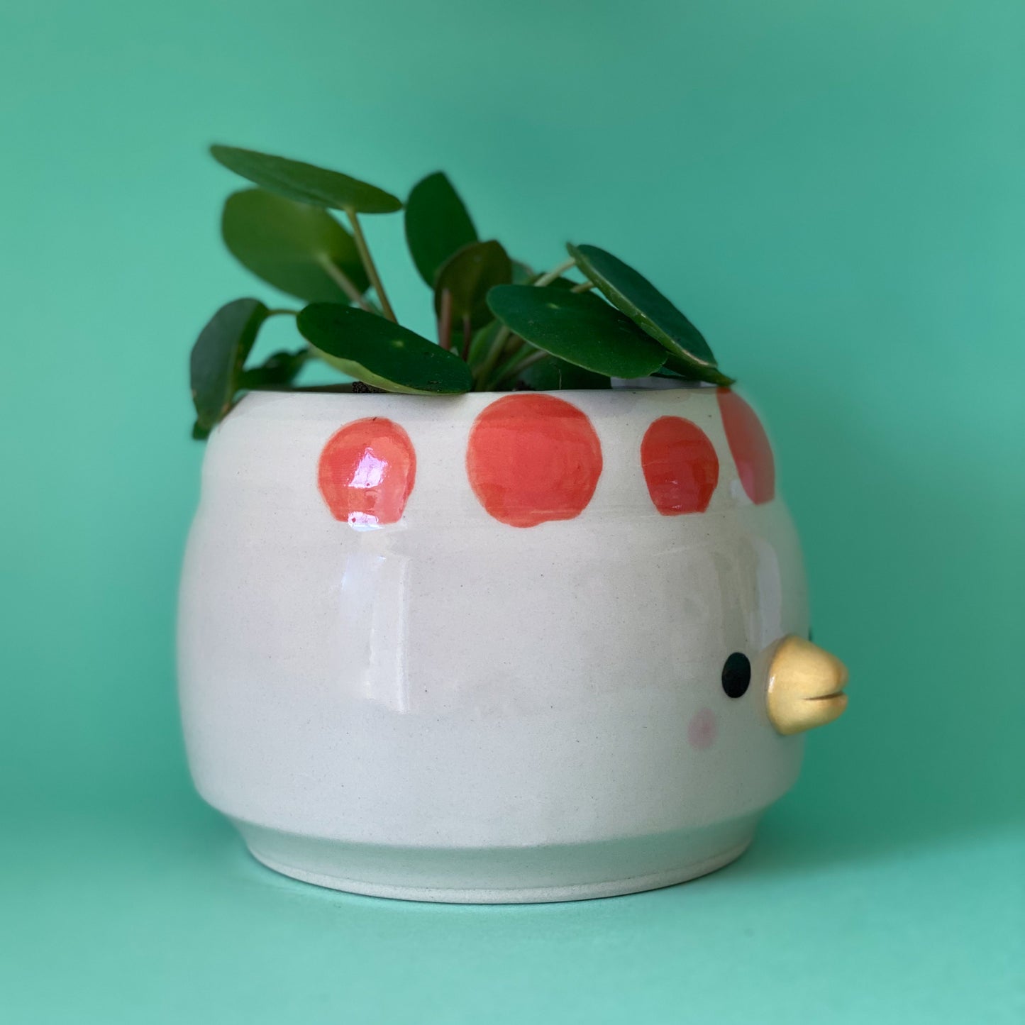 Poulette - pot de fleur