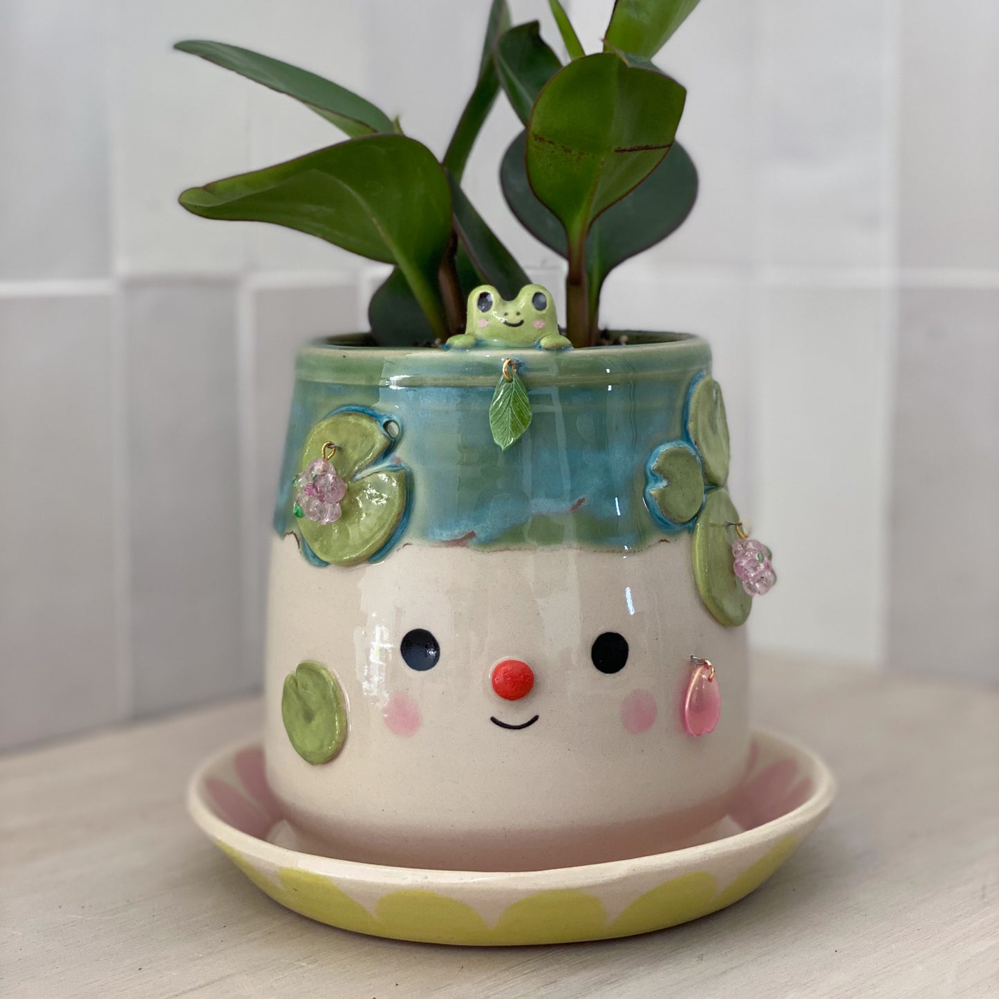 Nenuphar 02 - pot + soucoupe