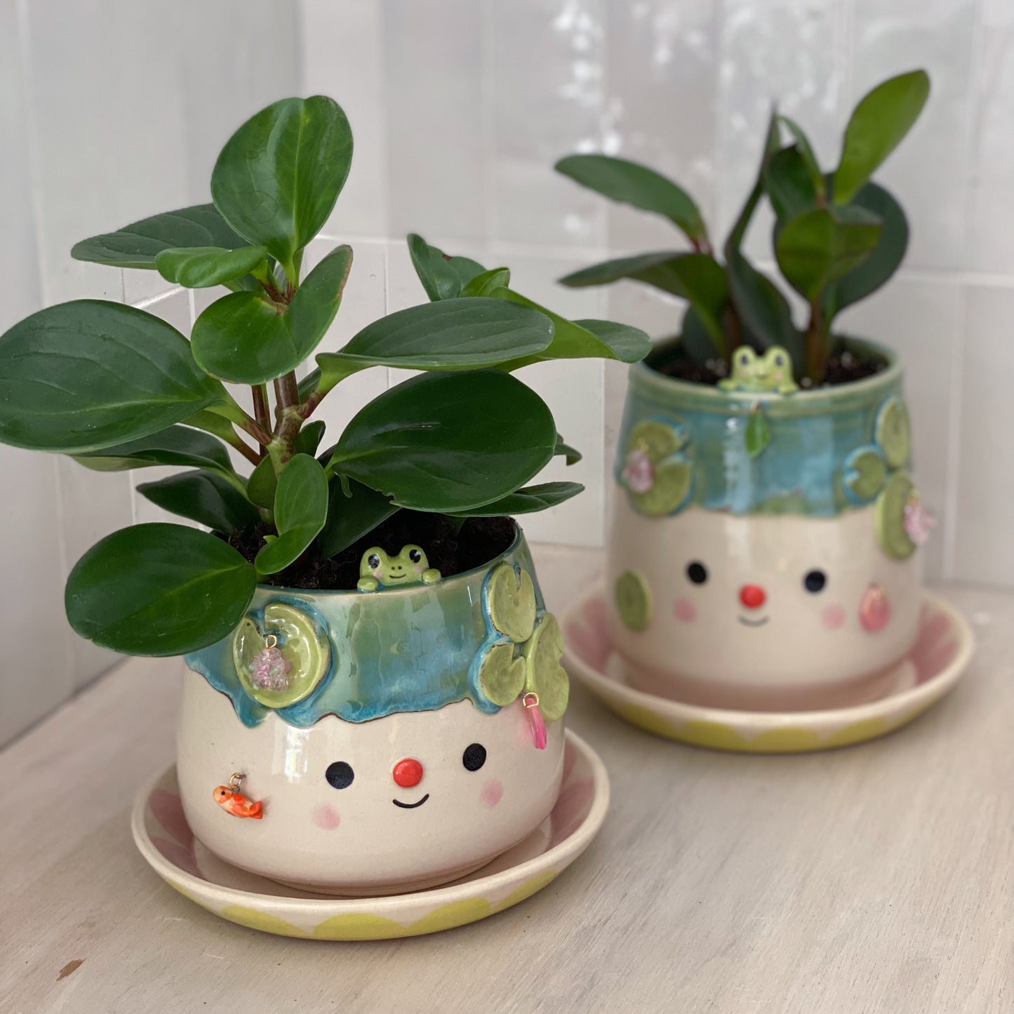 Nenuphar 02 - pot + soucoupe
