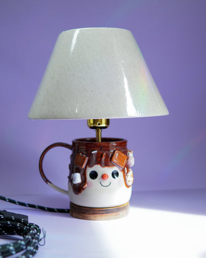 Tasse chocolat - Lampe à poser - léger défaut