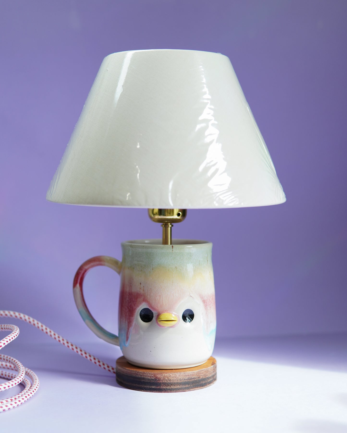 Tasse arc en ciel - Lampe à poser