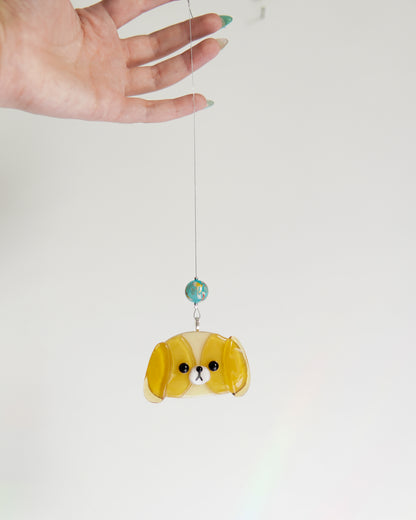 Toutou - Suspension en verre fusion