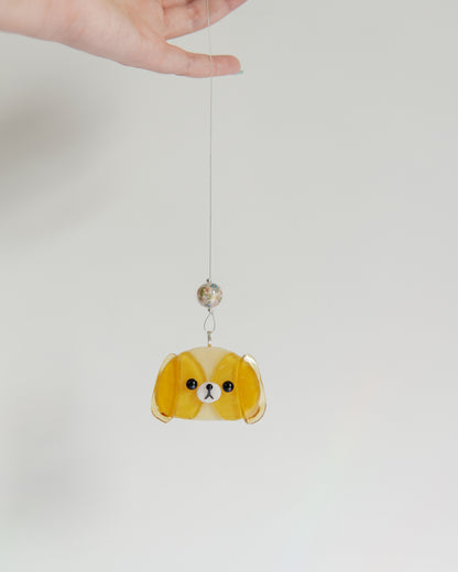 Toutou - Suspension en verre fusion