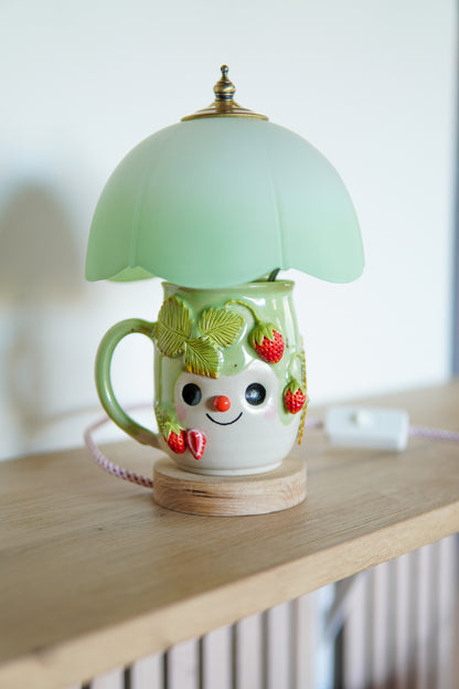 Tasse Fraise - Lampe à poser