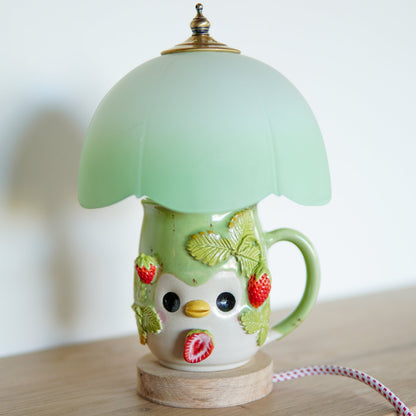 Tasse Fraise - Lampe à poser