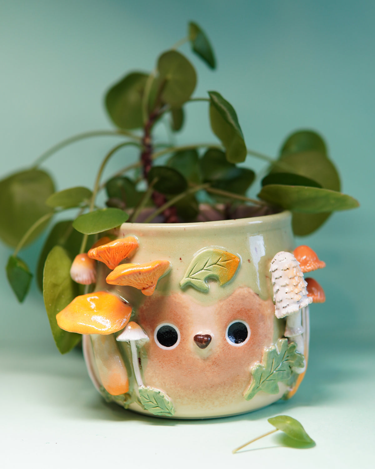 Tanuki forestier - Grand pot de fleur drainé
