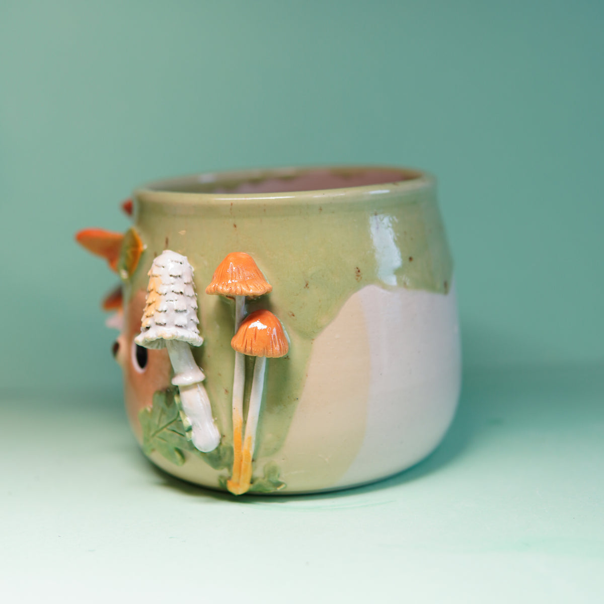 Tanuki forestier - Grand pot de fleur drainé