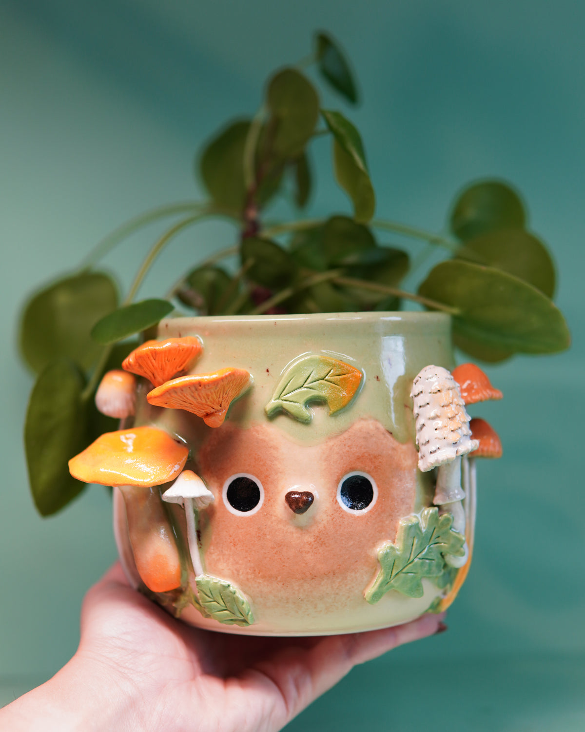 Tanuki forestier - Grand pot de fleur drainé