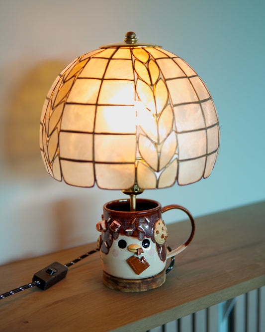 Tasse chocolat - Lampe à poser - léger défaut