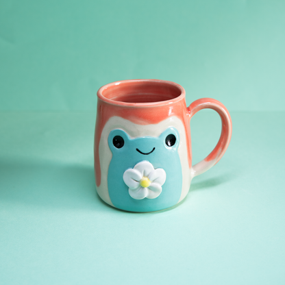 Grenouille rose- Tasse 300ml Recto Verso