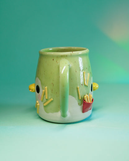 Burger & frites - Tasse 500ml Recto Verso