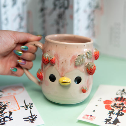 Kakigori, Hanami dango et fraises - Tasse 500 ml
