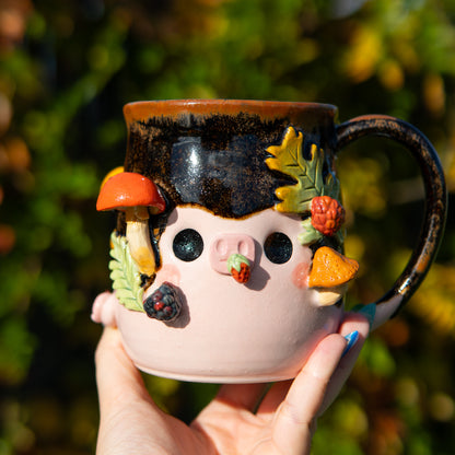 Cochon champêtre - Tasse 600 ml