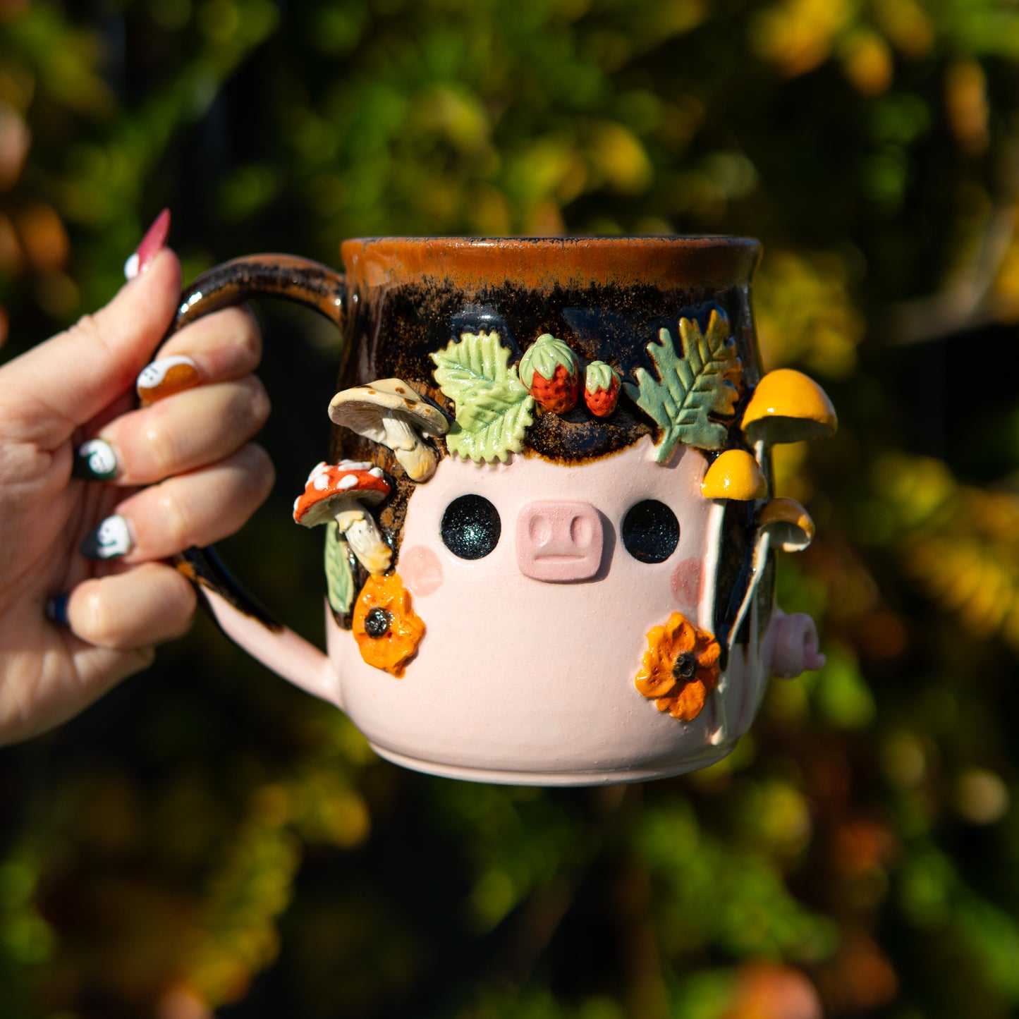 Cochon champêtre - Tasse 600 ml