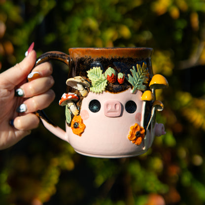 Cochon champêtre - Tasse 600 ml