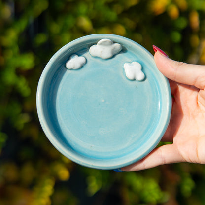 Nuages - Soucoupe décorée