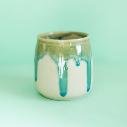 Nenuphar & Koï- Pot (non percé) - Leger defaut sur la carpe Koï