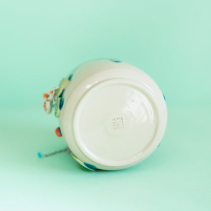 Nenuphar & Koï- Pot (non percé) - Leger defaut sur la carpe Koï