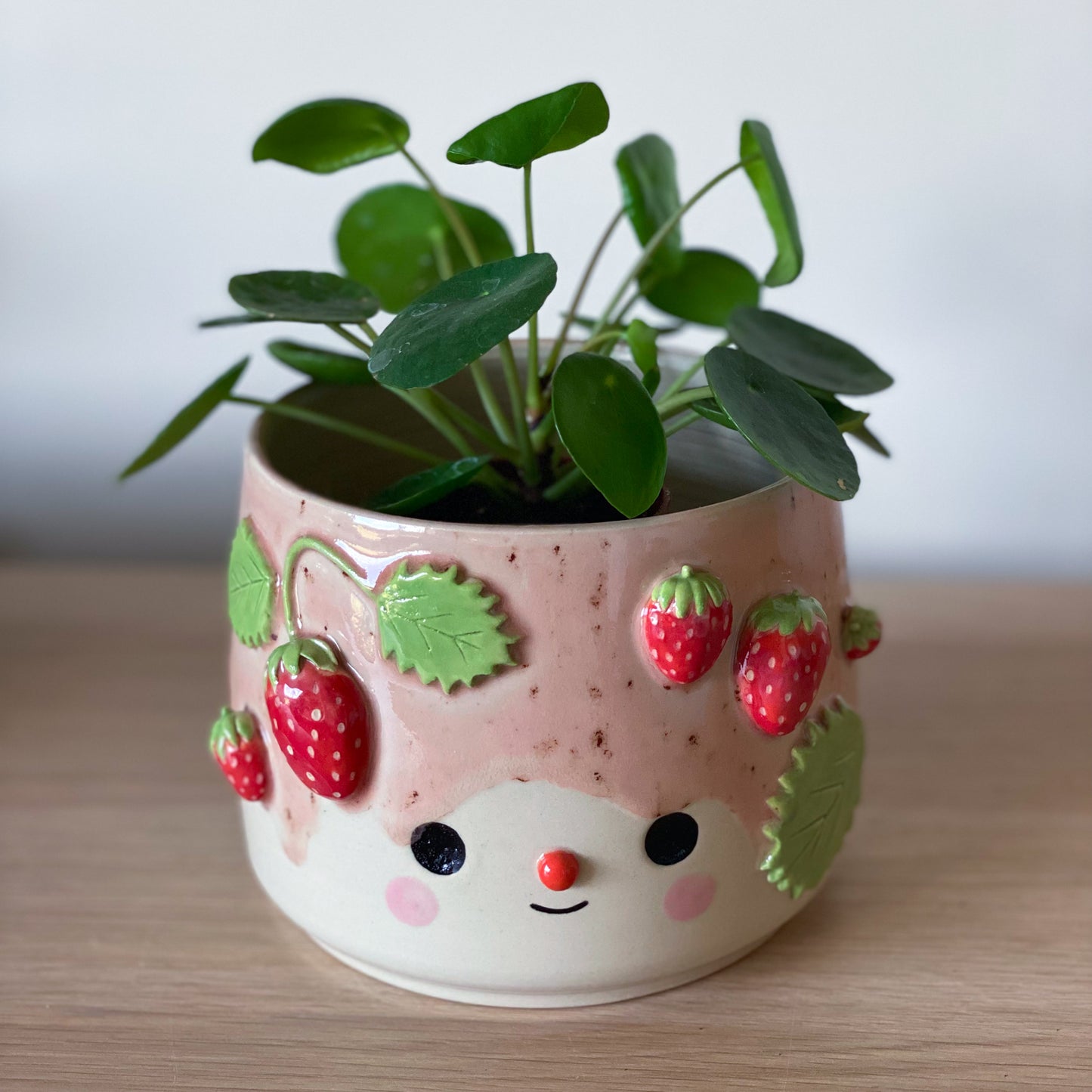 Fraises 02 - Pot de fleur