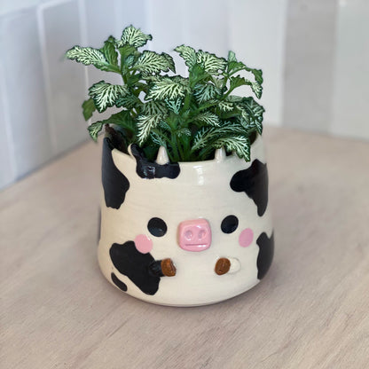 Vache - Pot de fleur