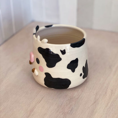 Vache - Pot de fleur